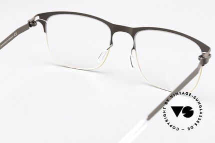 Mykita Desmond Square Frame Gold Terra, flexible frame can be glazed as desired (optical / sun), Made for Men