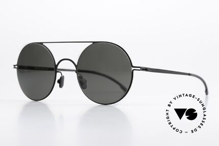 Mykita Touho Round Sunglasses Black, color 002 is "Black" = suitable for ladies & gentlemen, Made for Men and Women