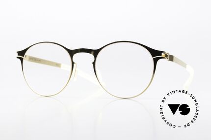 Mykita Lior Glossy Gold Panto Frame, Mykita eyeglasses, model Lior, size 46-20, color 013, Made for Men and Women
