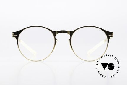 Mykita Lior Glossy Gold Panto Frame, panto specs from the NO1 collection (made in 2018), Made for Men and Women