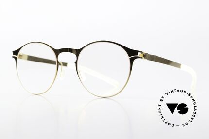Mykita Lior Glossy Gold Panto Frame, color "Glossy Gold" = women's glasses & men's glasses, Made for Men and Women