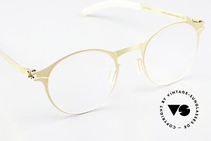 Mykita Lior Glossy Gold Panto Frame, unworn model with full original packaging by MYKITA, Made for Men and Women