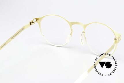 Mykita Lior Glossy Gold Panto Frame, the frame can be glazed optionally (optical / sun lenses), Made for Men and Women