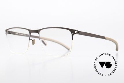 Mykita Vincent Men's Frame Gold Dark Brown, color is "Gold/Dark Brown" = a striking men's model, Made for Men