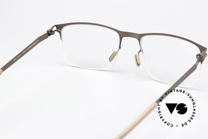 Mykita Vincent Men's Frame Gold Dark Brown, flexible frame can be glazed as desired (optical / sun), Made for Men