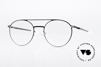 Mykita Kjell Round Frame Shiny Graphite Details