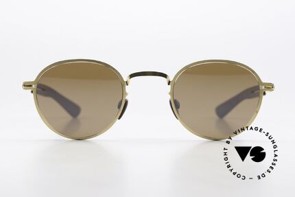 Mykita Mylon Quince Light Mirrored Sunglasses, size 45-26, light mirrored lenses, color 244, Made for Men and Women