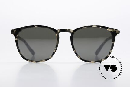Mykita Aluki Classic Sunglasses Unisex, col. code 942 = Antigua/Champagne Gold Mirror Black, Made for Men and Women