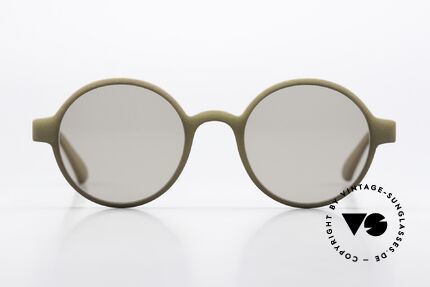 Mykita Mylon Voo Round Designer Sunglasses, size 48-20 with color code 327 (TAUPE GREY), Made for Men and Women