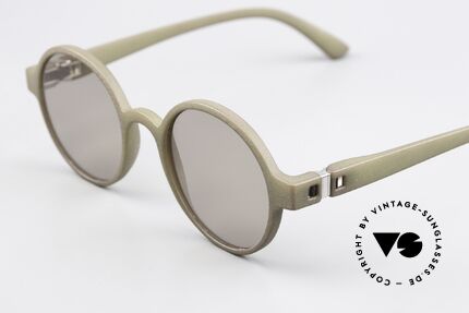 Mykita Mylon Voo Round Designer Sunglasses, without prints = therefore reduced to 249 Euro, Made for Men and Women