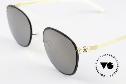 Mykita Keaton Sunglasses In Gold Black, well-known top quality (handmade in Germany, Berlin), Made for Men and Women