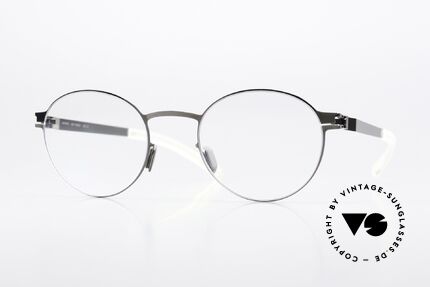 Mykita Peach Panto Specs Shiny Graphite Details