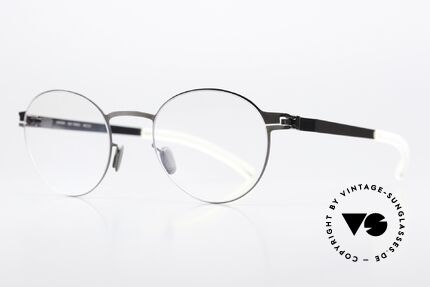 Mykita Peach Panto Specs Shiny Graphite, color is "Shiny Graphite" = women's & men's glasses, Made for Men and Women