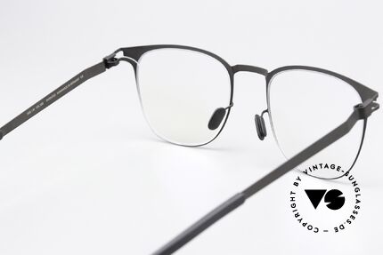 Mykita Thabani Square Frame Black Unisex, flexible frame can be glazed as desired (optical / sun), Made for Men and Women