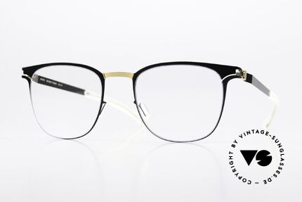 Mykita Thabani Square Frame Black Gold Details