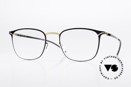 Mykita Aksel Ladies Frame Black Gold Details