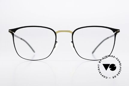 Mykita Aksel Ladies Frame Black Gold, eyeglasses of the Lite Collection (crafted 2016-2019), Made for Women