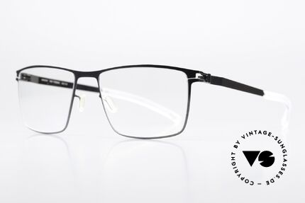 Mykita Thomas Square Men's Eyeglasses, color 232 is "Shiny Graphite" (rather a men's model), Made for Men