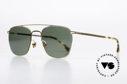 Mykita Torge Classic Sunglasses Gold, color 013 "Glossy Gold", with POLARIZED sun lenses, Made for Men and Women