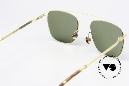 Mykita Torge Classic Sunglasses Gold, sun lenses (100% UV) can be replaced with prescriptions, Made for Men and Women