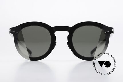 Mykita Studio 2.2 Sunglasses With Character, women's shades, c.052: Silver/Black Pamir 1 Silver, Made for Women