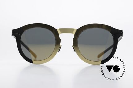 Mykita Studio 2.2 Experimental Design Project, women's shades, col. 056: Gold/Black Pamir 2 Gold, Made for Women