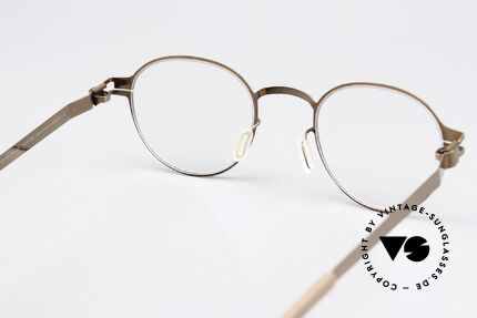 Mykita Heiko Panto Specs Unisex Copper, the frame can be glazed optionally (optical / sun lenses), Made for Men and Women