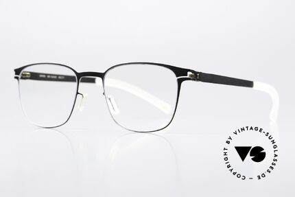 Mykita Claude Panto Small Square Unisex, c. 279 "Black/Gold Edges" = women's & men's glasses, Made for Men and Women