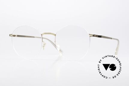 Mykita Tomomi Silver Champagne Gold Frame Details
