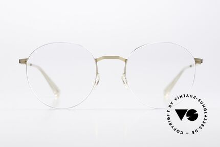 Mykita Tomomi Silver Champagne Gold Frame, big panto frame of the LESSRIM collection from 2019, Made for Men and Women