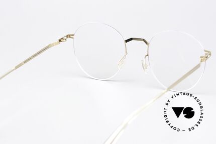 Mykita Tomomi Silver Champagne Gold Frame, innovative flexible frame construction: one size fits all, Made for Men and Women