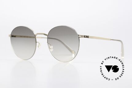 Mykita Tomomi Panto Sunglasses From 2018, col. code 360 = Champagne Gold / Taupe Grey (unisex), Made for Men and Women