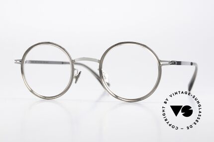 Mykita Eetu Panto Glasses Silver Grey Details