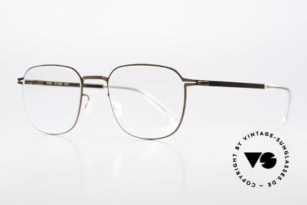 Mykita Herko Square Panto Specs Unisex, color is called "Shiny Copper" (made from 2013-2014), Made for Men and Women
