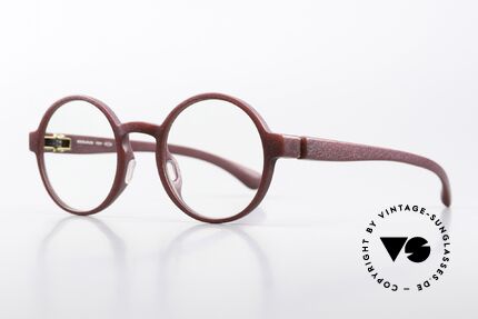 Mykita Mylon Yoshy Round Frame Feminine Color, c. 324 New Aubergine: looks more auburn live, Made for Women