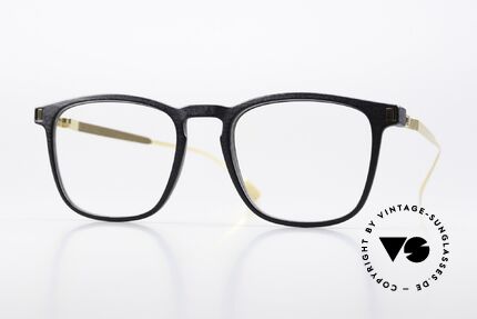 Mykita Mylon Jujubi Square Panto Black Gold Details