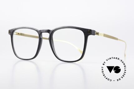 Mykita Mylon Jujubi Square Panto Black Gold, 'made in Germany' eyewear for connoisseurs, Made for Men and Women