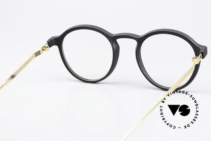 Mykita Mylon Acai Round Panto Black Gold, frame can of course be fitted with any lenses, Made for Men and Women