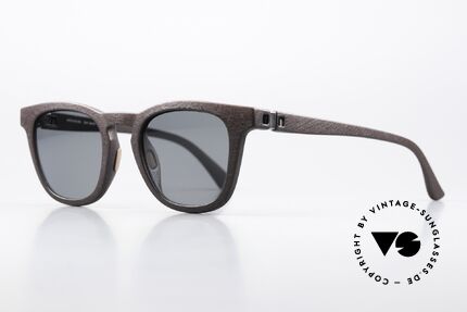 Mykita Mylon Balta Color Looks Live Dark Gray, color: Ebony Brown / Lenses: Paleblue Solid, Made for Men and Women