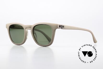 Mykita Mylon Balta 3D Print Frame Square Panto, color: Taupe Grey (with non-reflecting lenses), Made for Men and Women