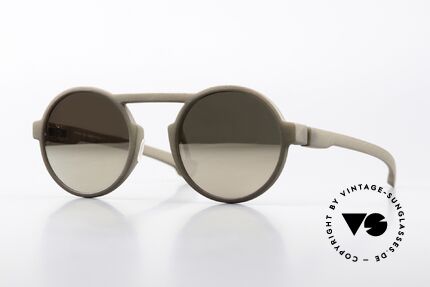 Mykita Mylon Thunder Gold Mirrored Sunglasses Details