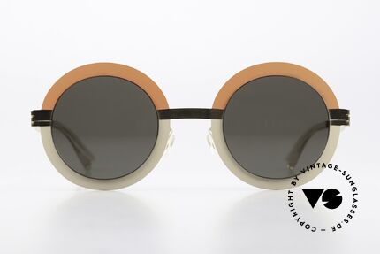 Mykita Studio 4.3 XL Design Concept Ladies, round shades, col. 959: Tangerine Desert Modules, Made for Women