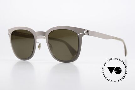 Mykita Gregory Men's Panto Design 2017, Color Code 223 is called: Mole Grey Raw Brown Solid, Made for Men
