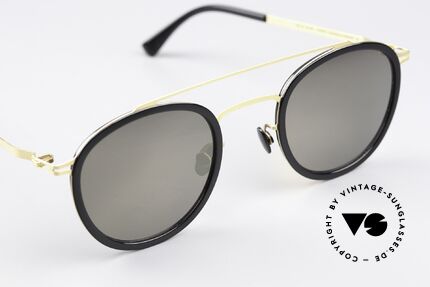 Mykita Olli Panto Sunglasses Black Gold, unworn model from 2016 comes with original packing, Made for Men and Women