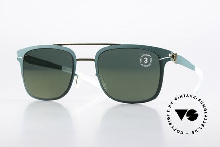 Mykita Hunter Sunglasses Brilliantgreen Details