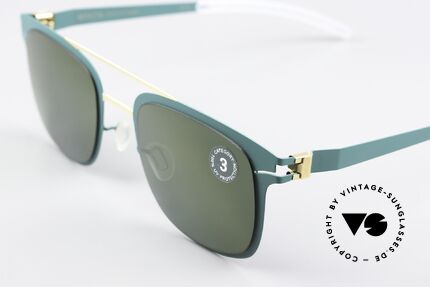 Mykita Hunter Sunglasses Brilliantgreen, well-known top quality; handmade in Germany, Berlin, Made for Men and Women