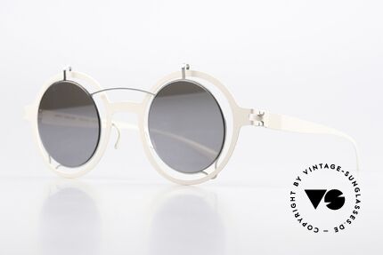 Mykita Madeleine Damir Doma Designer Shades, spectacular round sunglasses for women and men, Made for Men and Women