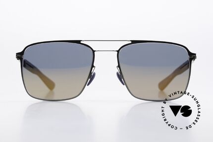 Mykita Mylon Flax Gold Mirrored Navy Blue, size 54-18, gold mirrored lenses, color 248, Made for Men
