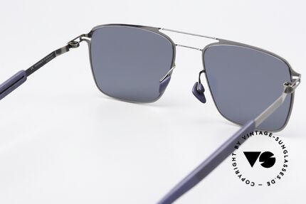 Mykita Mylon Flax Gold Mirrored Navy Blue, frame can of course be fitted with any lenses, Made for Men