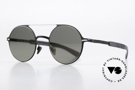 Mykita Mylon Lupine Light Mirrored Gunmetal, color 243: Black/Pitch Black Gunmetal Flash, Made for Men and Women